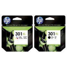 HP 301 XL Pack cartucho original negro + tricolor de alta capacidad (480 + 330 páginas)