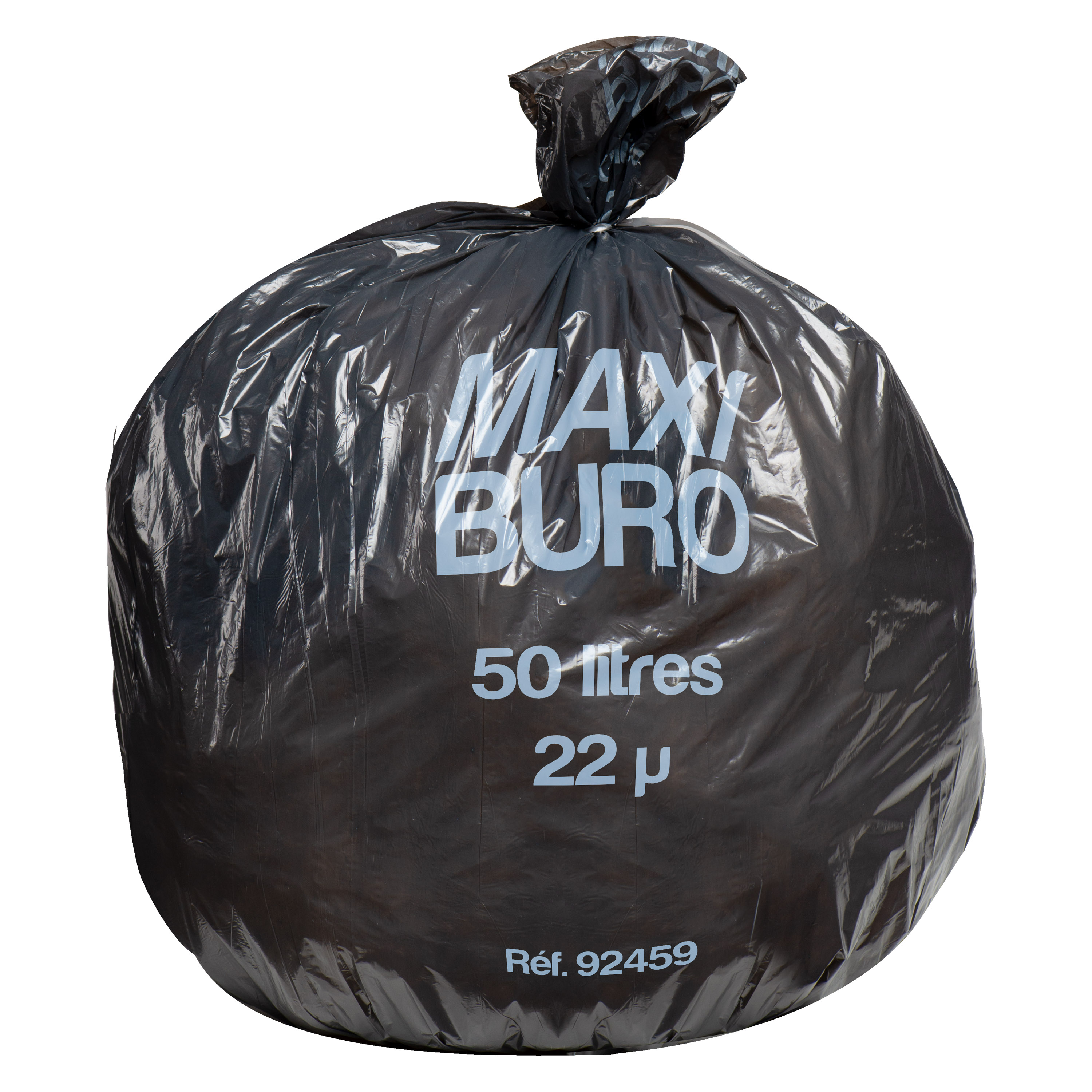 Carton de 500 sacs plastique 50 L Maxiburo sur bruneau.be