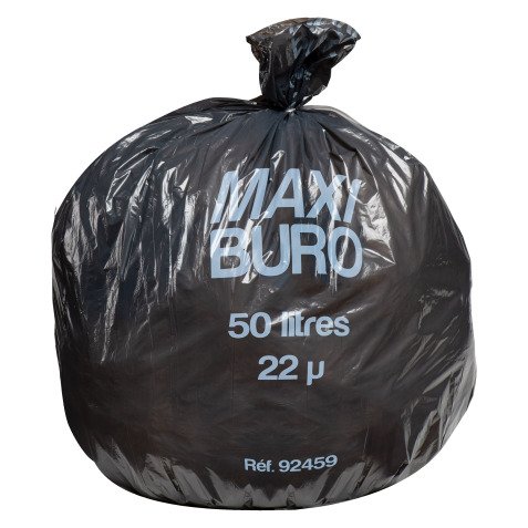 Carton de 500 sacs plastique 50 L Maxiburo