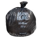 Sacs poubelle 50 litres lien indépendant Maxiburo - Carton de 500
