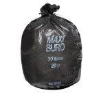 Sacs poubelle 30 litres lien indépendant Maxiburo - Carton de 500