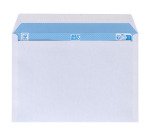 Boîte de 500 enveloppes blanches 162 x 229 mm format C5 avec bande protectrice, sans fenêtre - Maxiburo