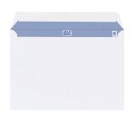 Boîte de 500 enveloppes blanches 162 x 229 mm format C5 avec bande protectrice, avec fenêtre 45 x 100 mm - Maxiburo