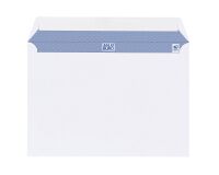 Boîte de 500 enveloppes blanches 162 x 229 mm format C5 avec bande protectrice, avec fenêtre 45 x 100 mm - Maxiburo