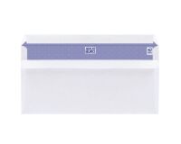 Box of 500 envelopes 110 x 220 mm white Maxiburo