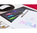 Bolígrafo Bic Cristal Fashion Punta 1,6 mm - Paquete de 4