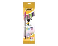 Bolígrafo Bic Cristal Fashion Punta 1,6 mm - Paquete de 4