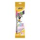 Bolígrafo Bic Cristal Fashion Punta 1,6 mm - Paquete de 4