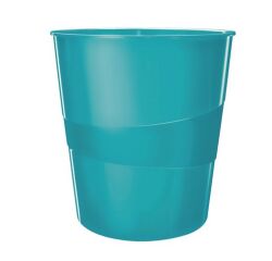 Paper basket plastic Leitz Wow mint 15 L