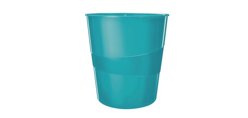 Corbeille à papier plastique Leitz Wow couleur 15 L