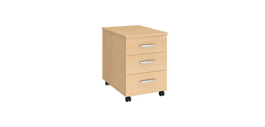Caisson mobile bois 3 tiroirs P 60 cm Essens