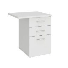 Mobile drawer cabinet angle wood 3 drawers Excellens