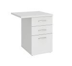 Mobile drawer cabinet angle wood 3 drawers Excellens
