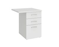 Mobile drawer cabinet angle Excellens light grey