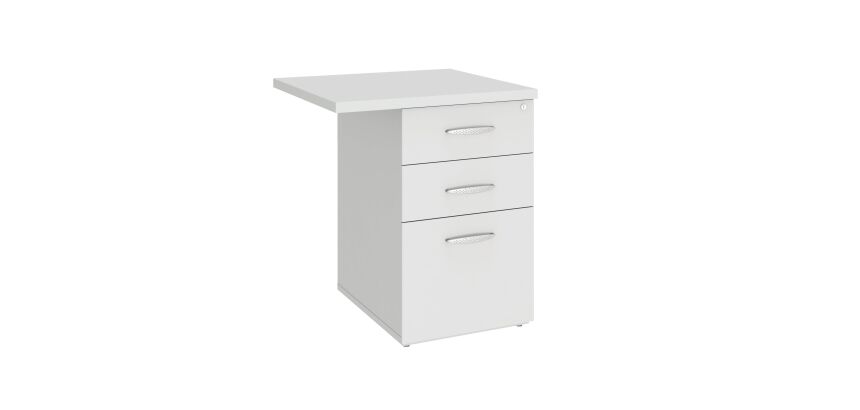 Mobile drawer cabinet angle wood 3 drawers Excellens