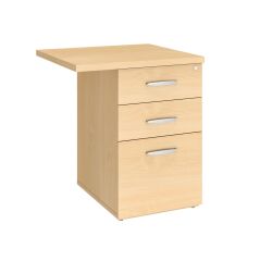 Caisson hauteur bureau 3 tiroirs avec extension Excellens