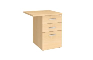 Caisson hauteur bureau 3 tiroirs avec extension Excellens