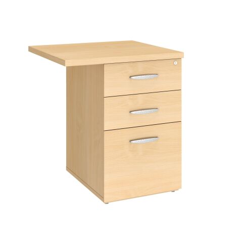 Caisson hauteur bureau 3 tiroirs avec extension Excellens
