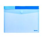 Pochettes de rangement à scratch Djois by Tarifold Color Collection 24 x 31,6 cm couleurs assorties - Paquet de 12