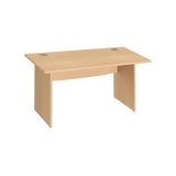 Bureau droit L 140 cm piètement plein Essens