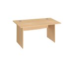 Bureau droit L 140 cm piètement plein Essens