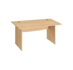 Bureau droit L 140 cm piètement plein Essens