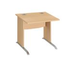 Scrivania Bruneau Excellens gambe ad L in legno