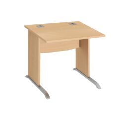 Excellens Bruneau desk, L-shaped wooden base