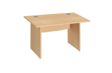 Bureau droit piètement plein bois Bruneau Excellens