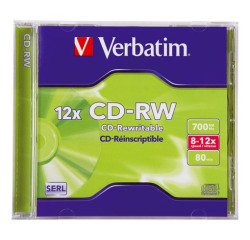 CD-RW Verbatim 700 MB 10-12x