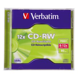 CD-RW Verbatim 700 Mb 10-12x