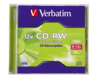 CD-RW Verbatim 700 Mb 10-12x