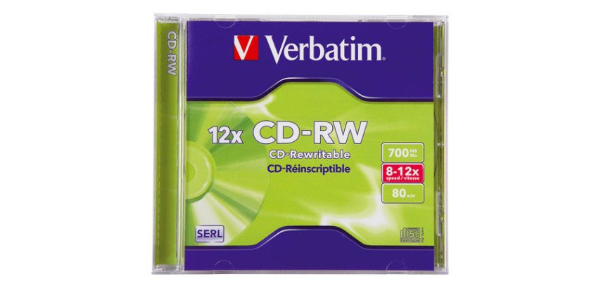 CD-RW Verbatim 80 min - 700 Mo