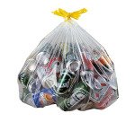 Sac poubelle 50 litres liens coulissants - carton de 100