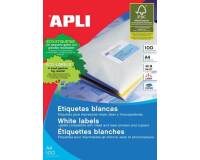 Etiquetas para impresora 210 x 148 mm Apli 1264 - Caja 100 Hojas