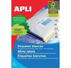 Etiquetas para impresora 48,5 x 25,4 mm Apli 1285 - Caja 100 Hojas