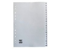 Separadores alfabéticos de cartulina blanca 170 gr A4 20 divisiones