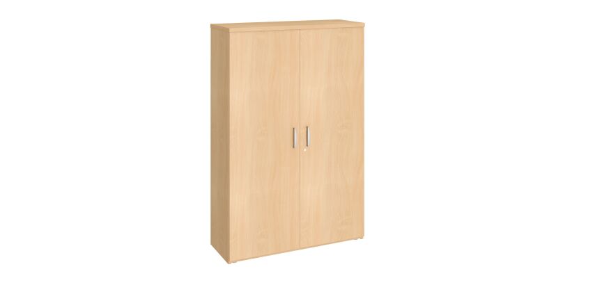 Armoire haute bois portes battantes H 182 x L 120 cm Essens
