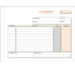 Talonario Entrega 210x150 Triplicado Catalán