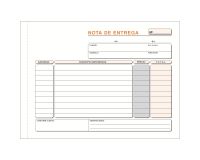 Talonario Entrega 210 x 150 Duplicado Castellano