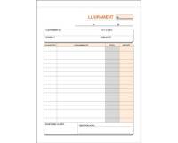 Talonario Entrega 150 x 210 Triplicado Catalán