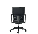 Silla de oficina Bruneau Activ' tejido - patas nailon - sincronizada