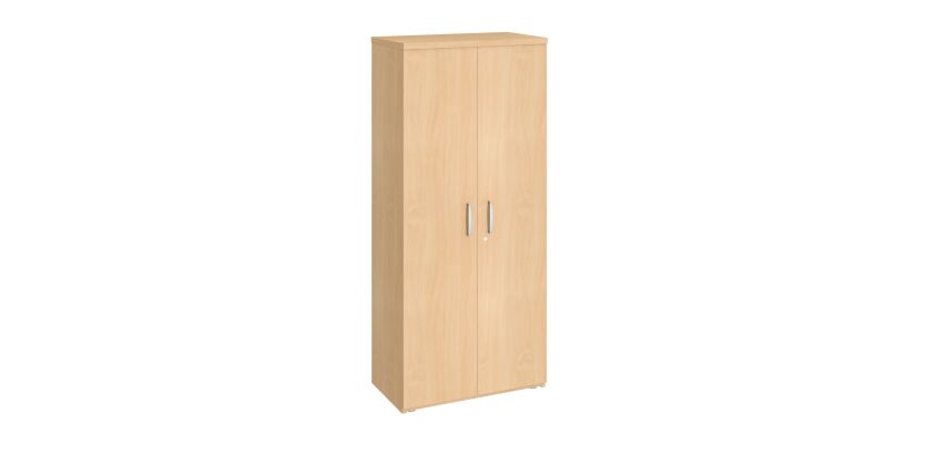 Armoire haute bois portes battantes H 182 x L 80 cm Essens