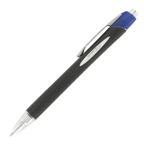 Bolígrafos Jet Stream retráctil punta 1 mm azul