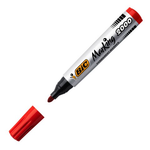 Rotulador permanente Bic 2000 Rojo