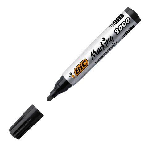 Rotulador permanente Bic 2000 Negro