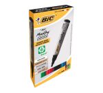 Marqueur permanent Bic Marking Pocket couleurs assorties pointe ogive 1,7 mm - Pochette de 4
