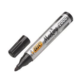Permanent marker Bic 2000 conical tip 1.7 mm - Pack of 4 assorted colours