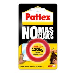 Cinta adhesiva de doble cara extrafuerte No mas clavos 1,5 m Pattex