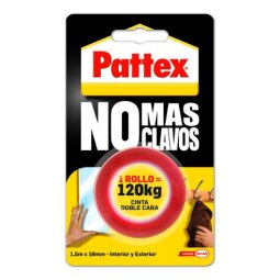 Cinta adhesiva de doble cara extrafuerte No mas clavos 1,5 m Pattex